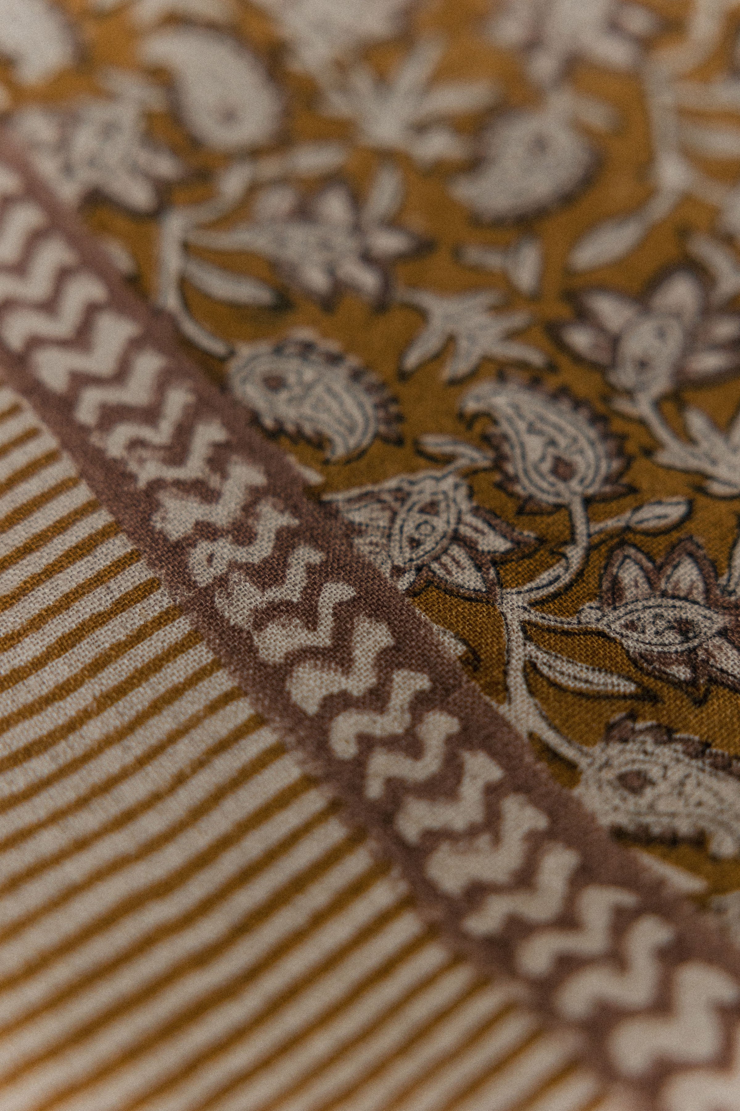 Mustard Linen Table Cloth