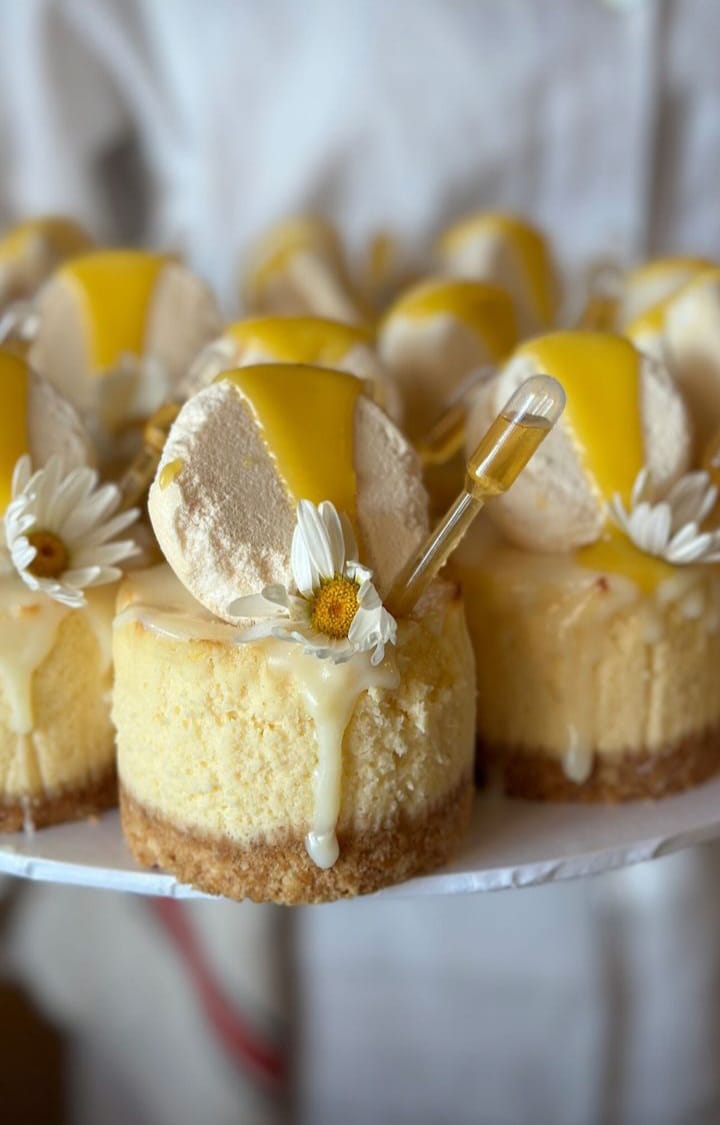 Lemon + Honey Cheesecake