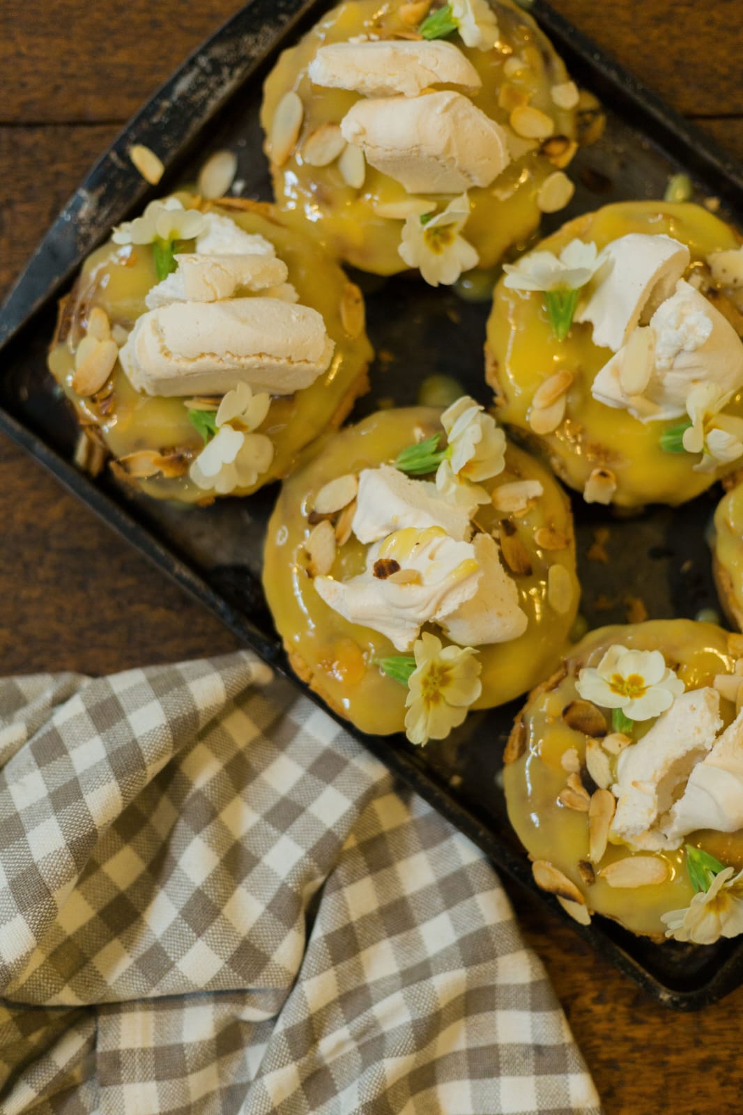 6 x Lemon Almond Tartlet