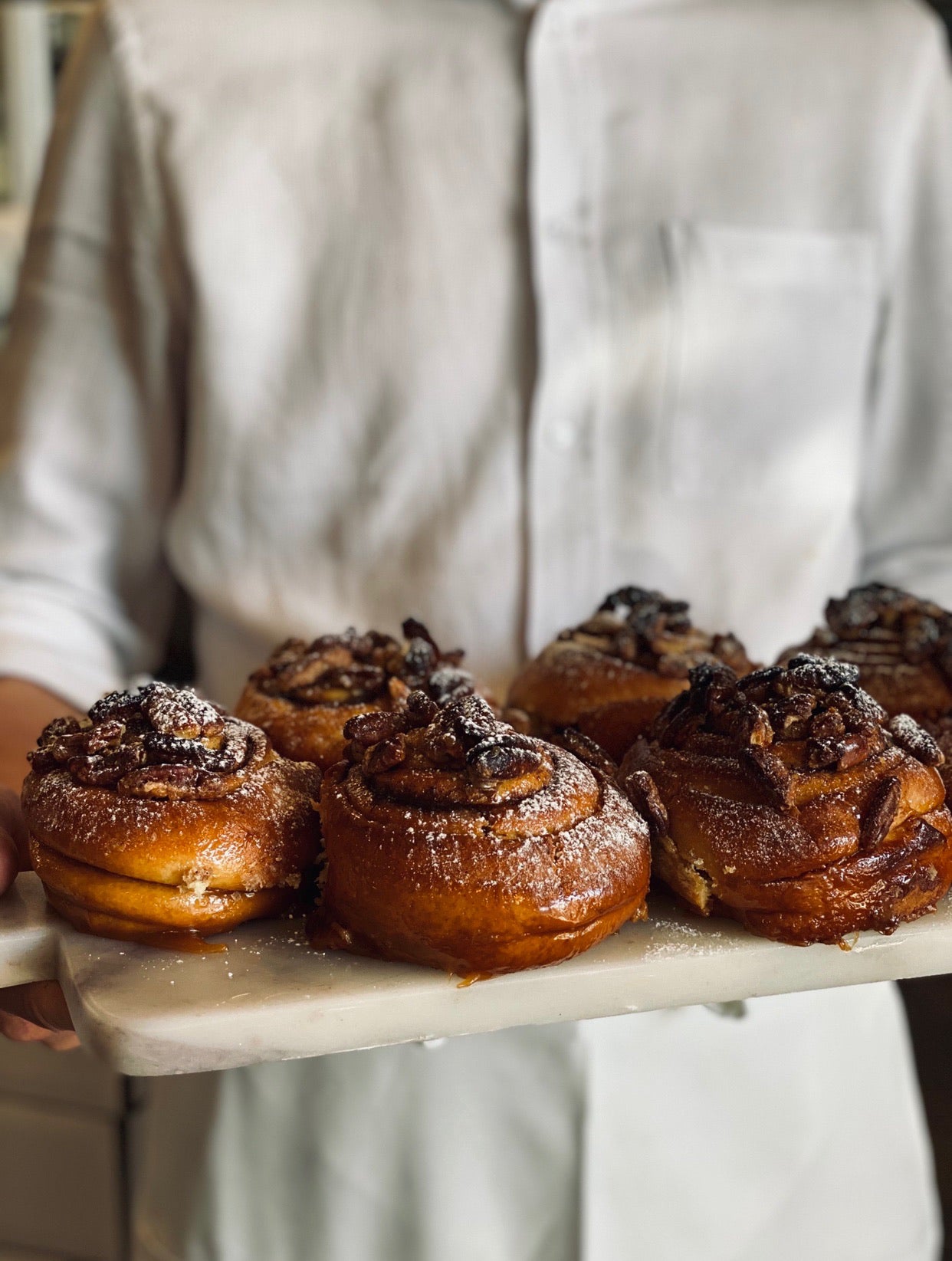 6 x Pecan Cinnamon Rolls