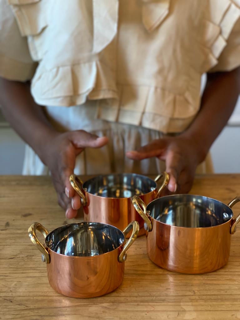 Copper Pot with Two Handles