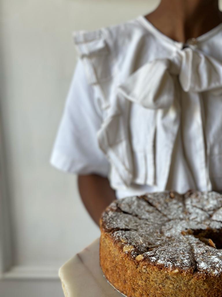 Flourless Lemon, Almond + Ricotta Cake