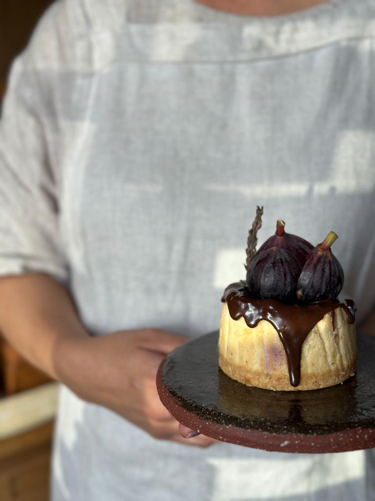 Lavender + Fig + Honey Cheesecake