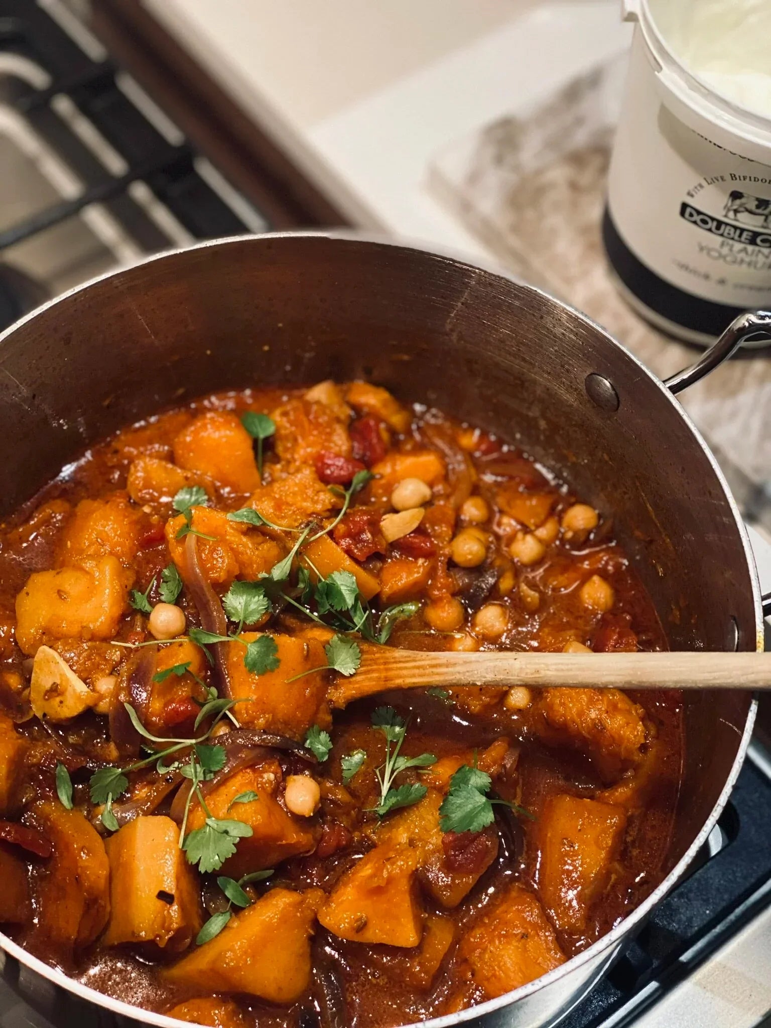 Butternut & Chickpea Moroccan Stew