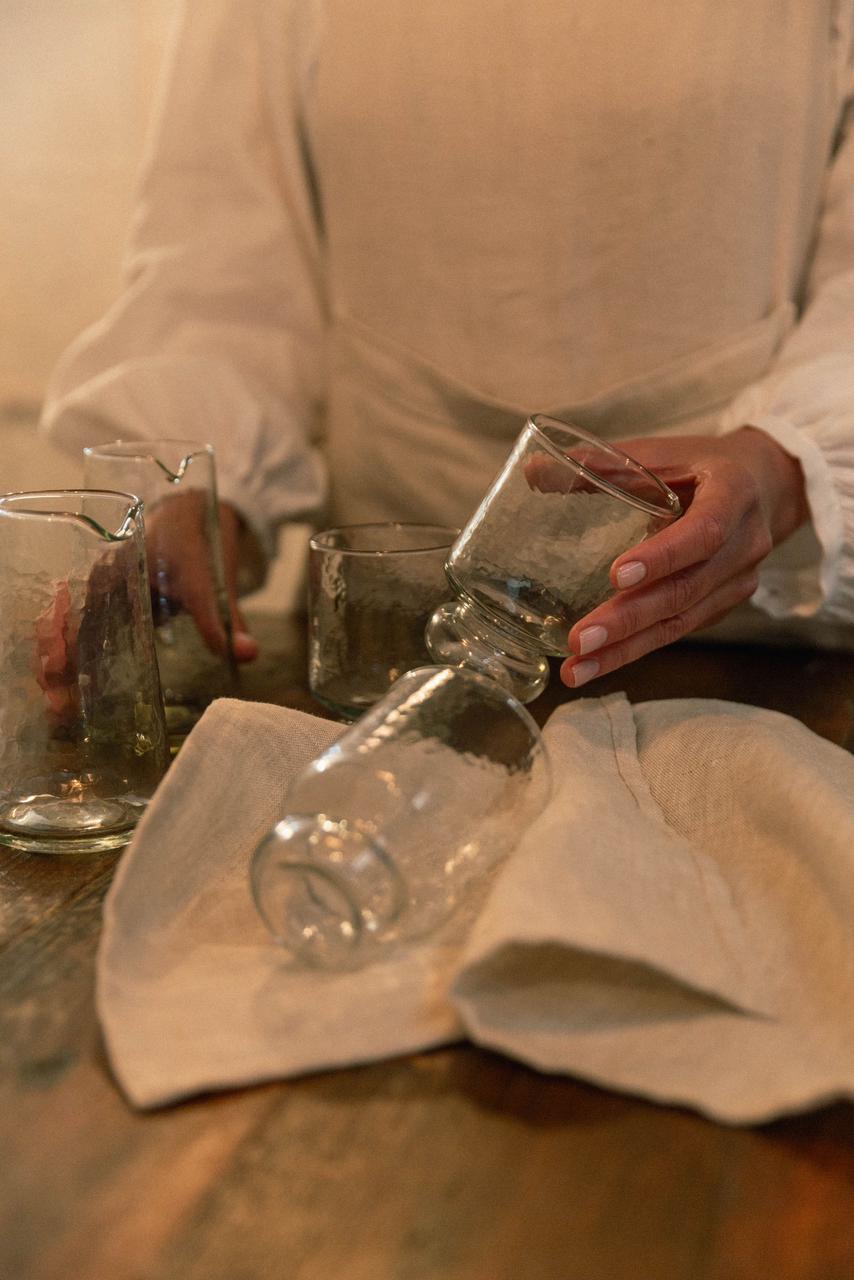 Hammered Glassware