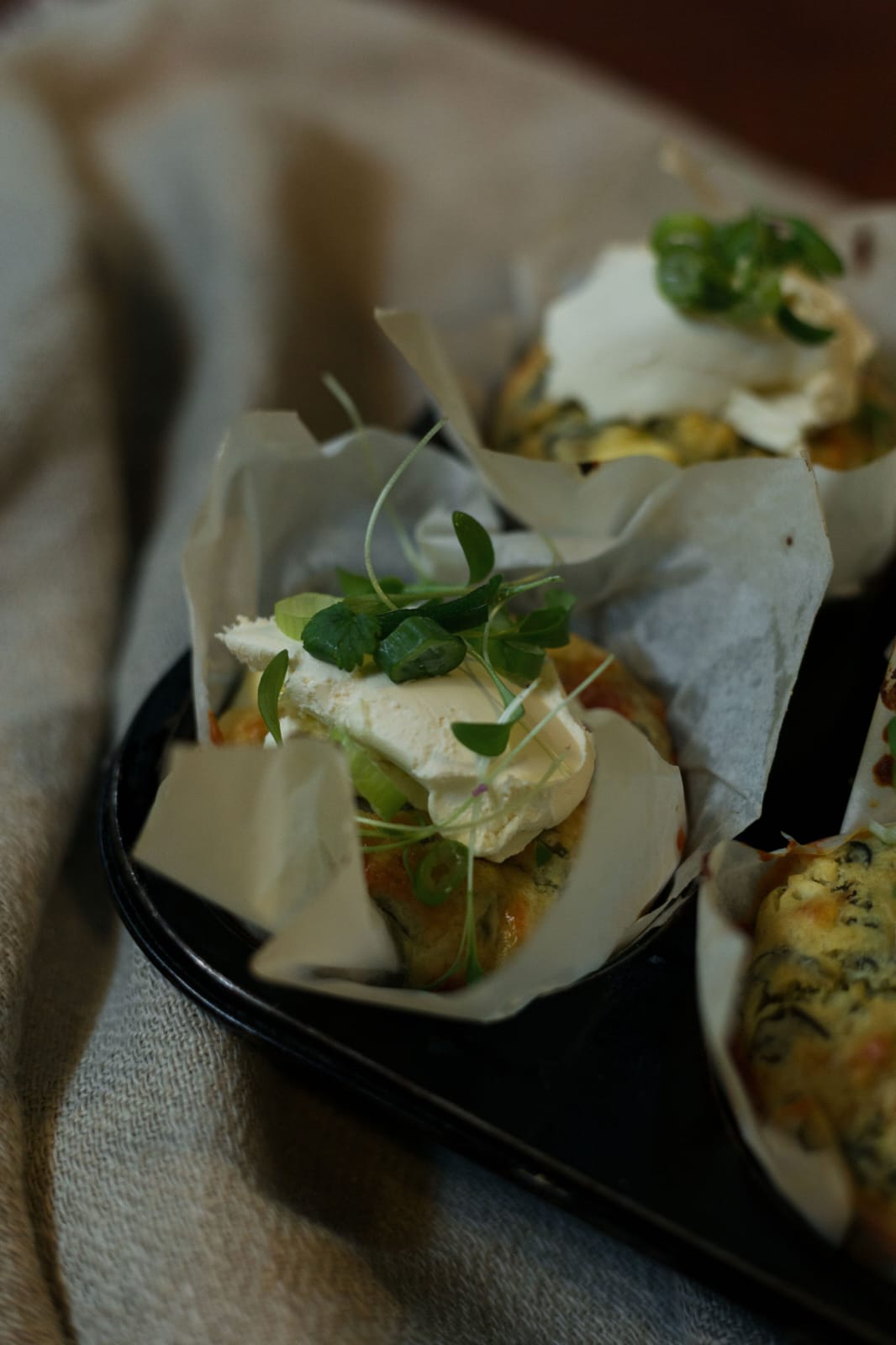 6 x Spinach + Feta Muffin