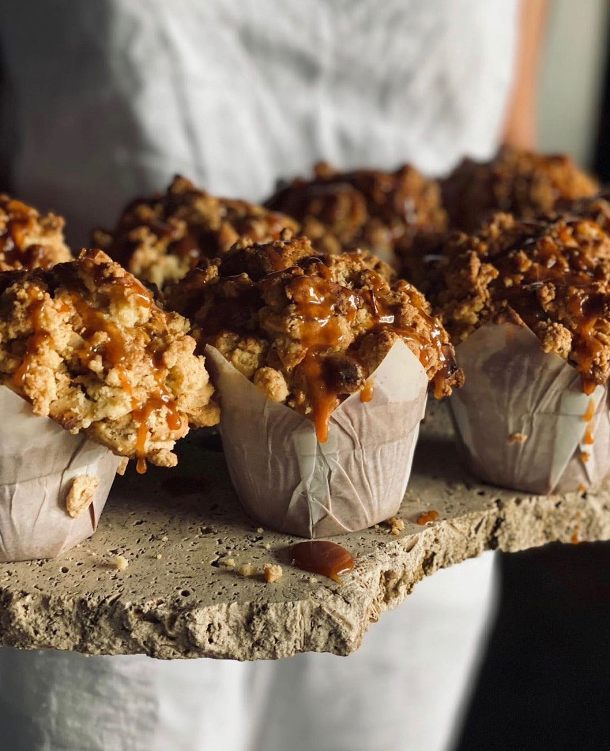 6 x Apple Crumble Muffins