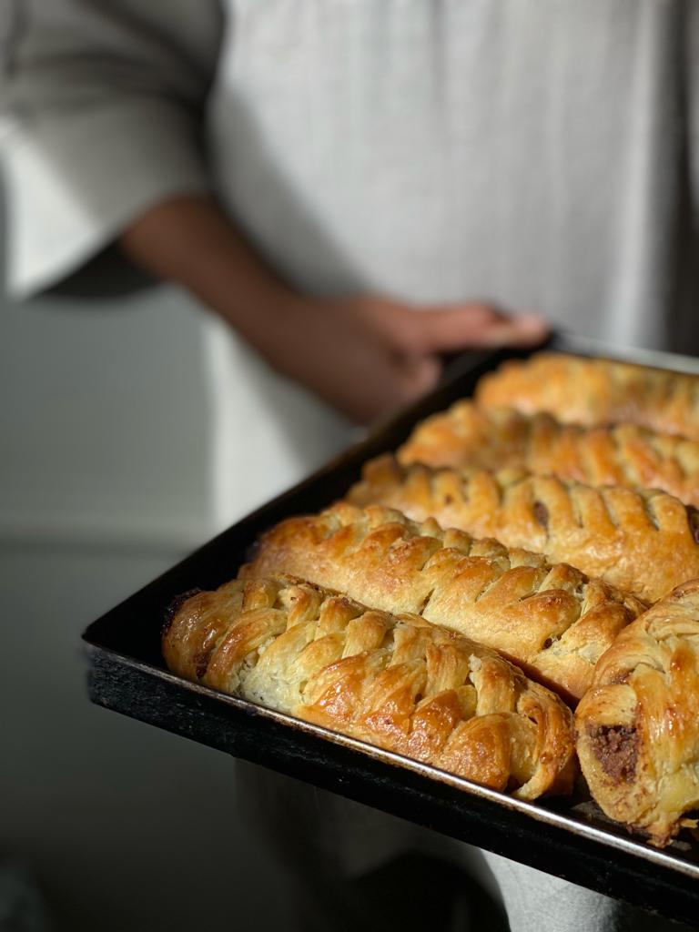 6x Pecan Danish pastry