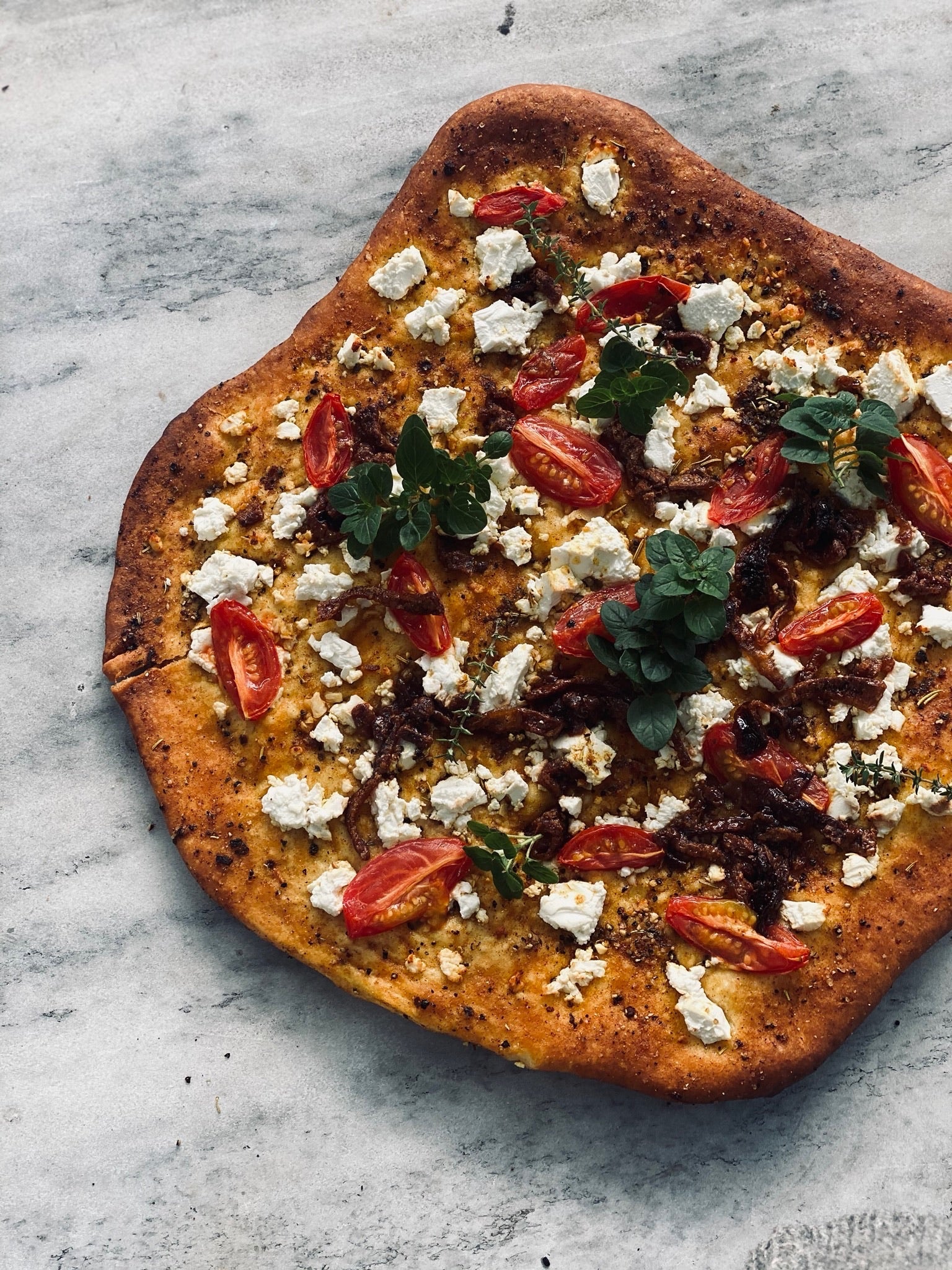 Large Focaccia with Feta + Herbs
